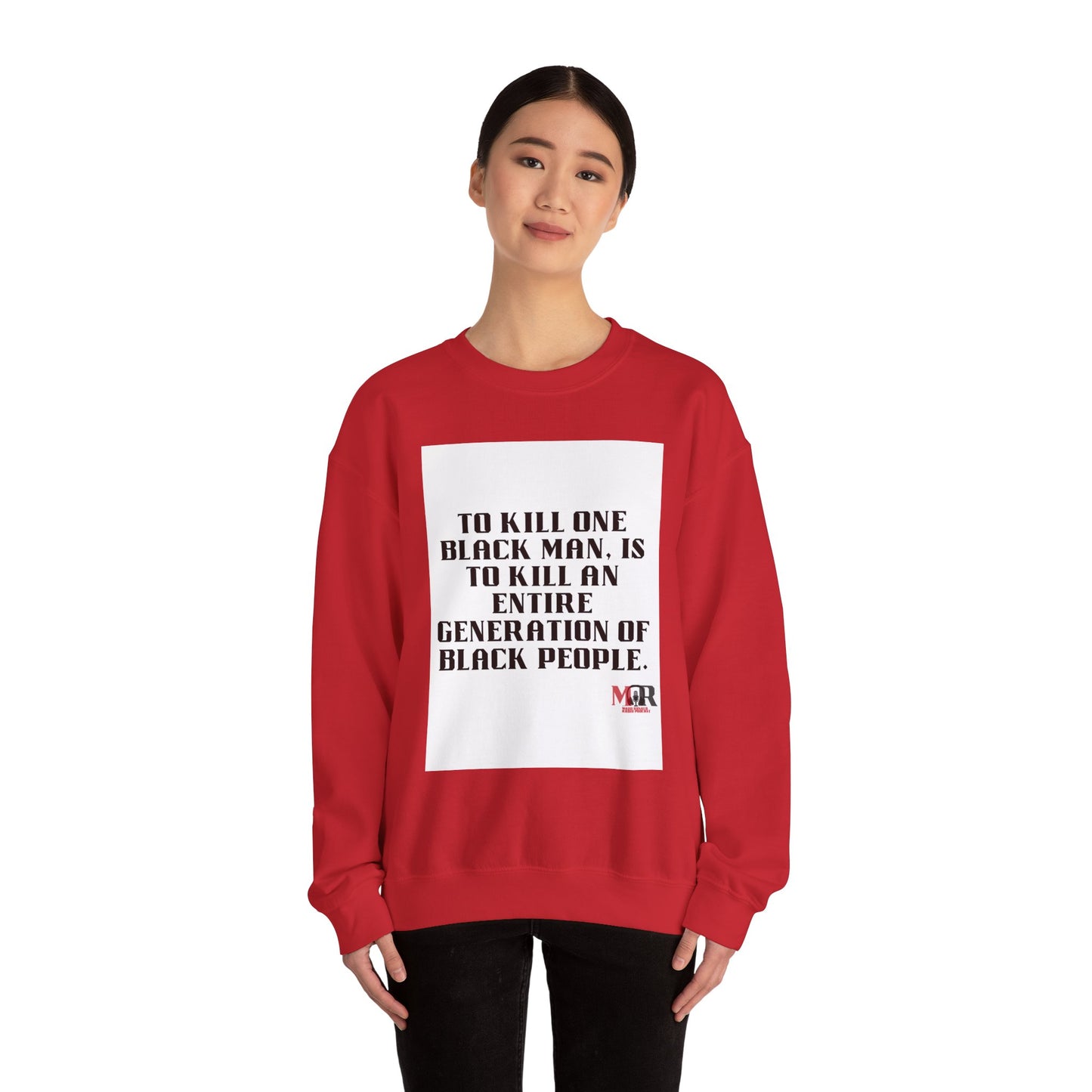 Empowering Message Crewneck Sweatshirt
