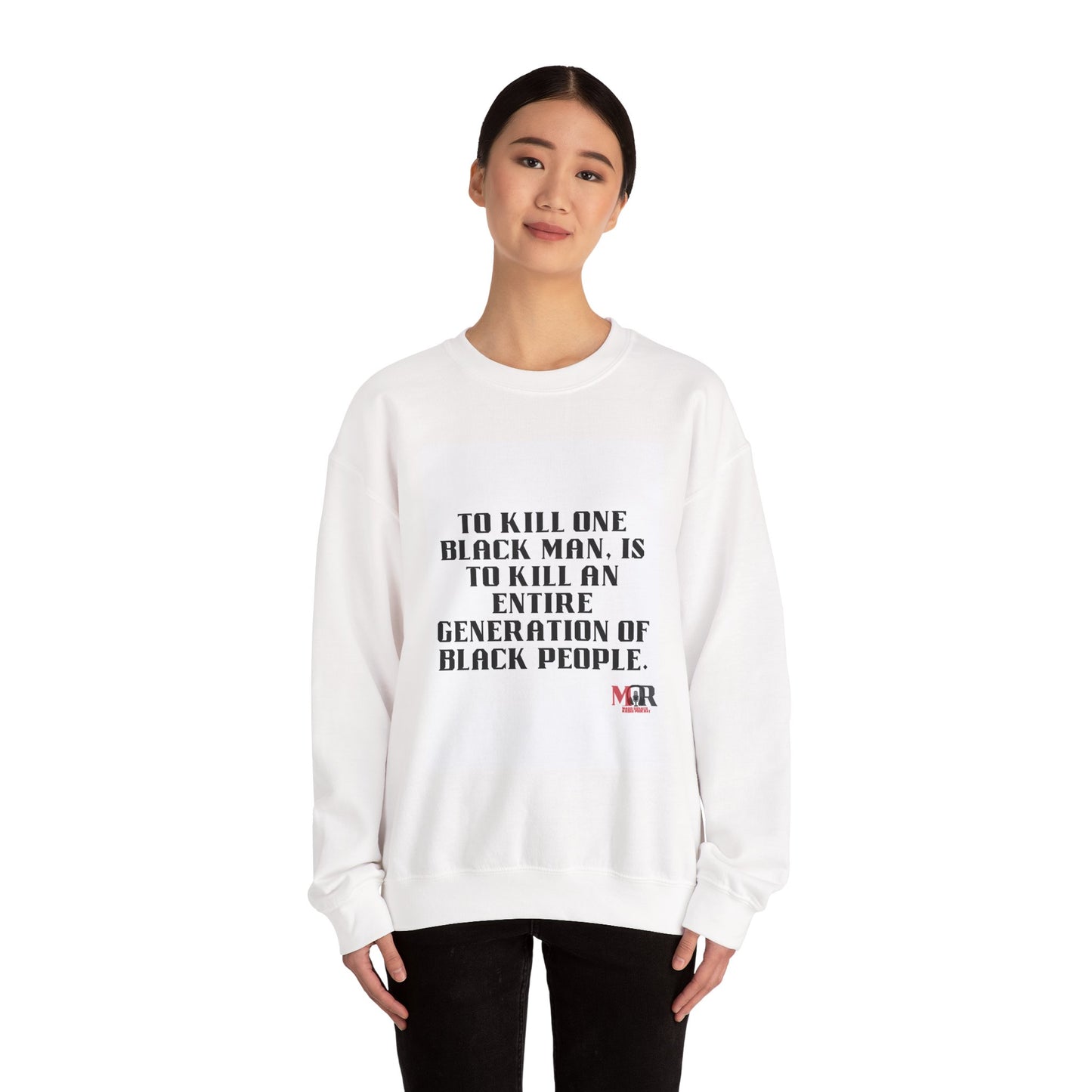 Empowering Message Crewneck Sweatshirt