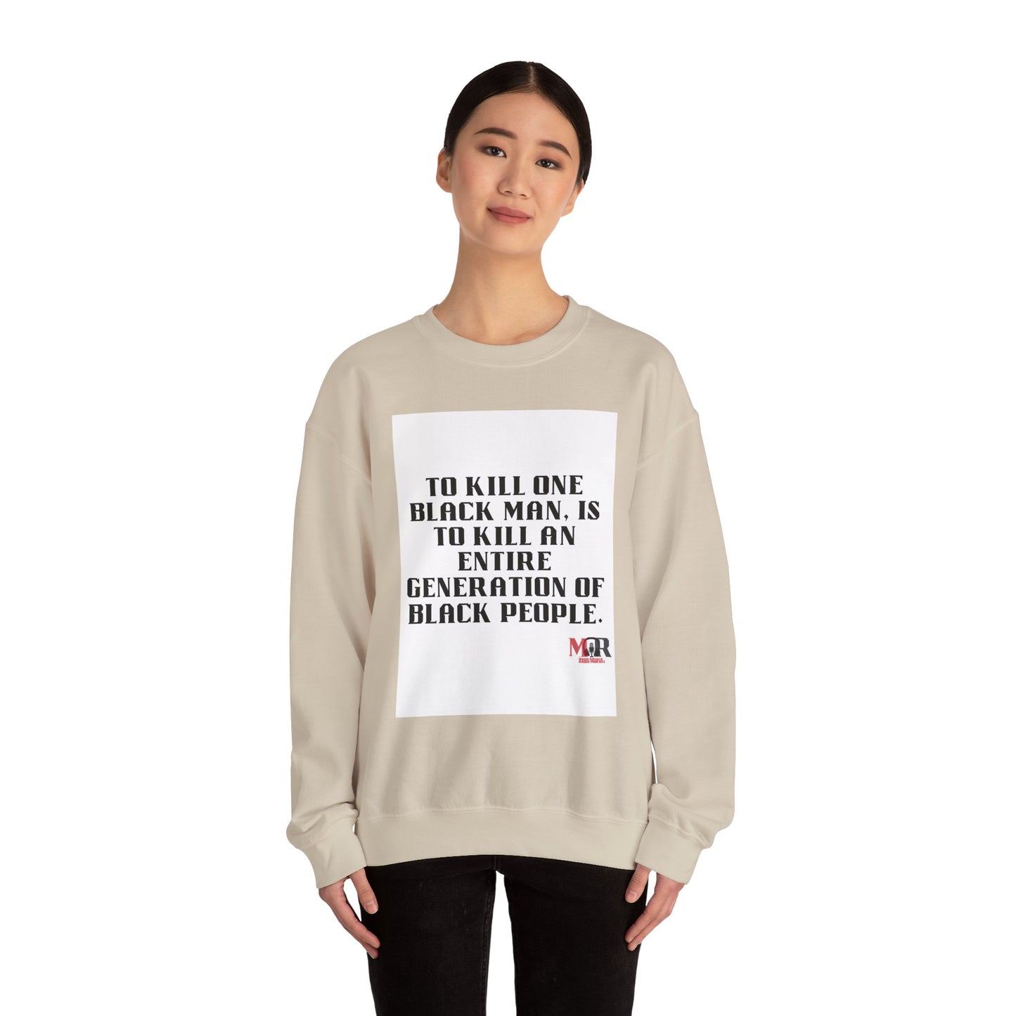 Empowering Message Crewneck Sweatshirt