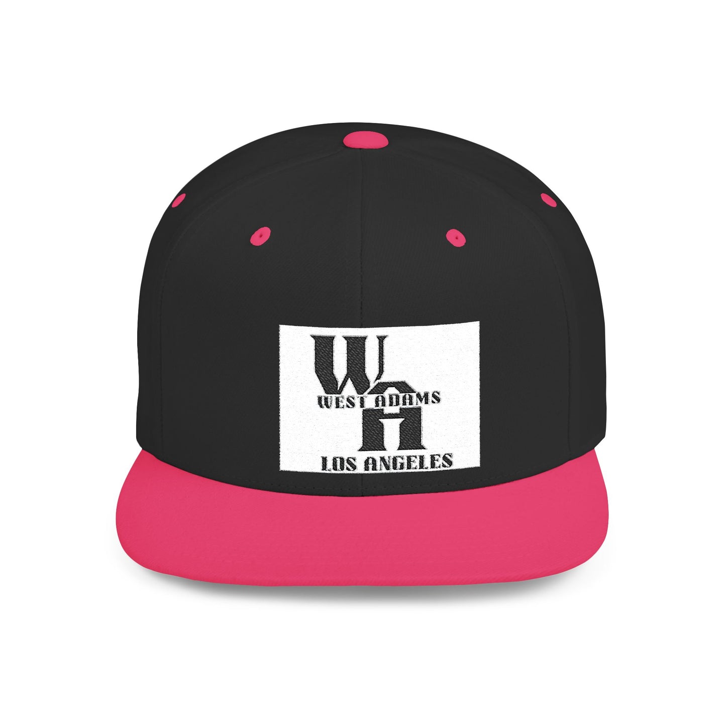 Stylish Flat Bill Snapback Hat, Casual Streetwear, Gift for Hipsters, LA Style Cap, Daily Wear, Trendy Men's Accessory