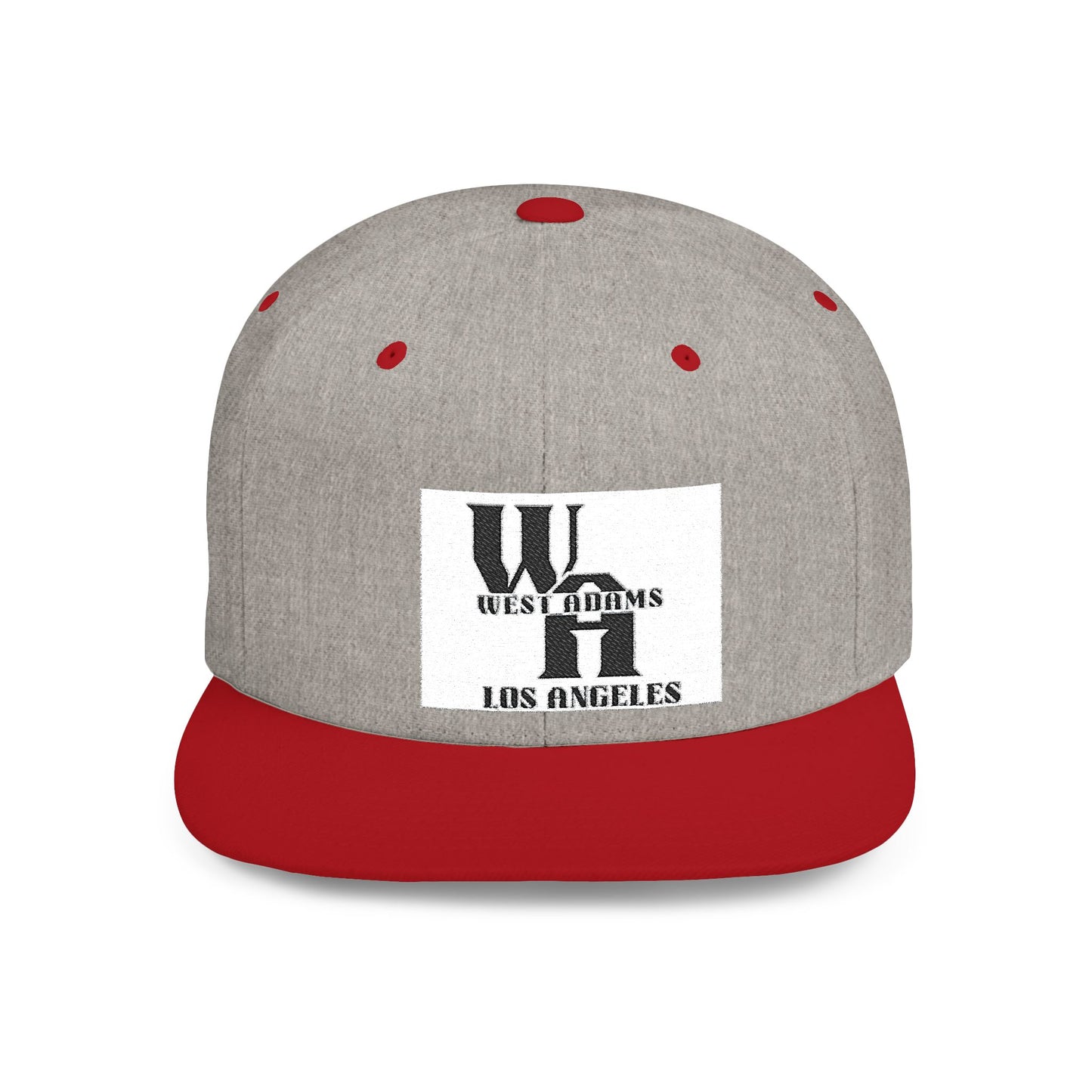 Stylish Flat Bill Snapback Hat, Casual Streetwear, Gift for Hipsters, LA Style Cap, Daily Wear, Trendy Men's Accessory