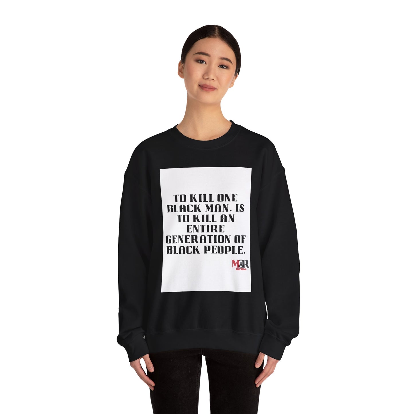 Empowering Message Crewneck Sweatshirt