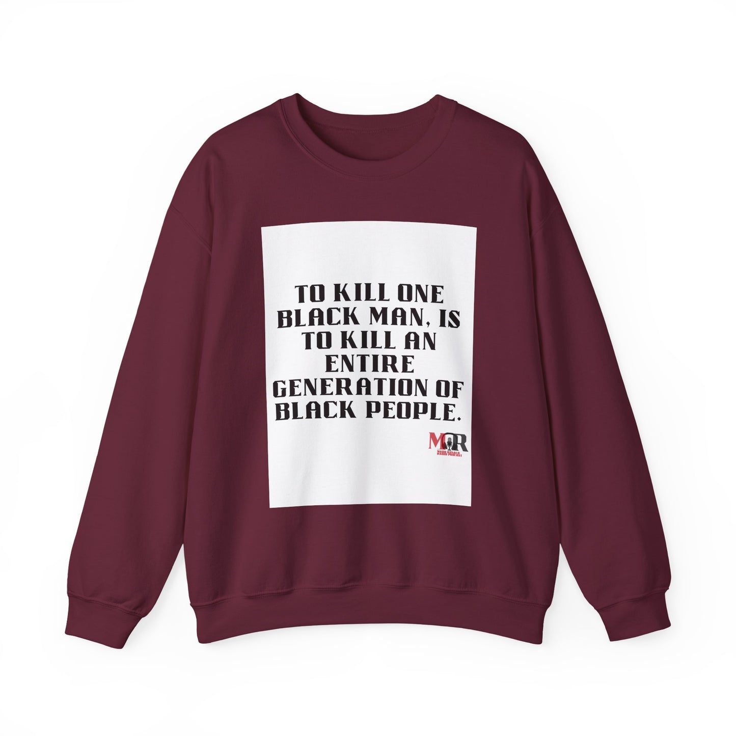 Empowering Message Crewneck Sweatshirt