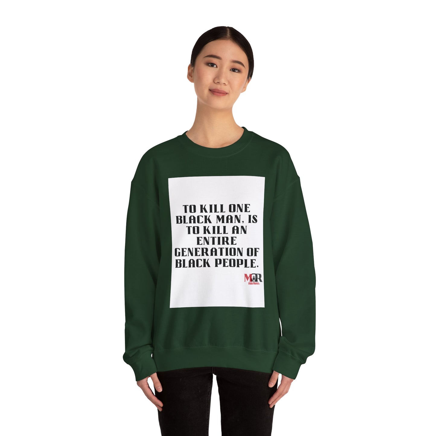 Empowering Message Crewneck Sweatshirt