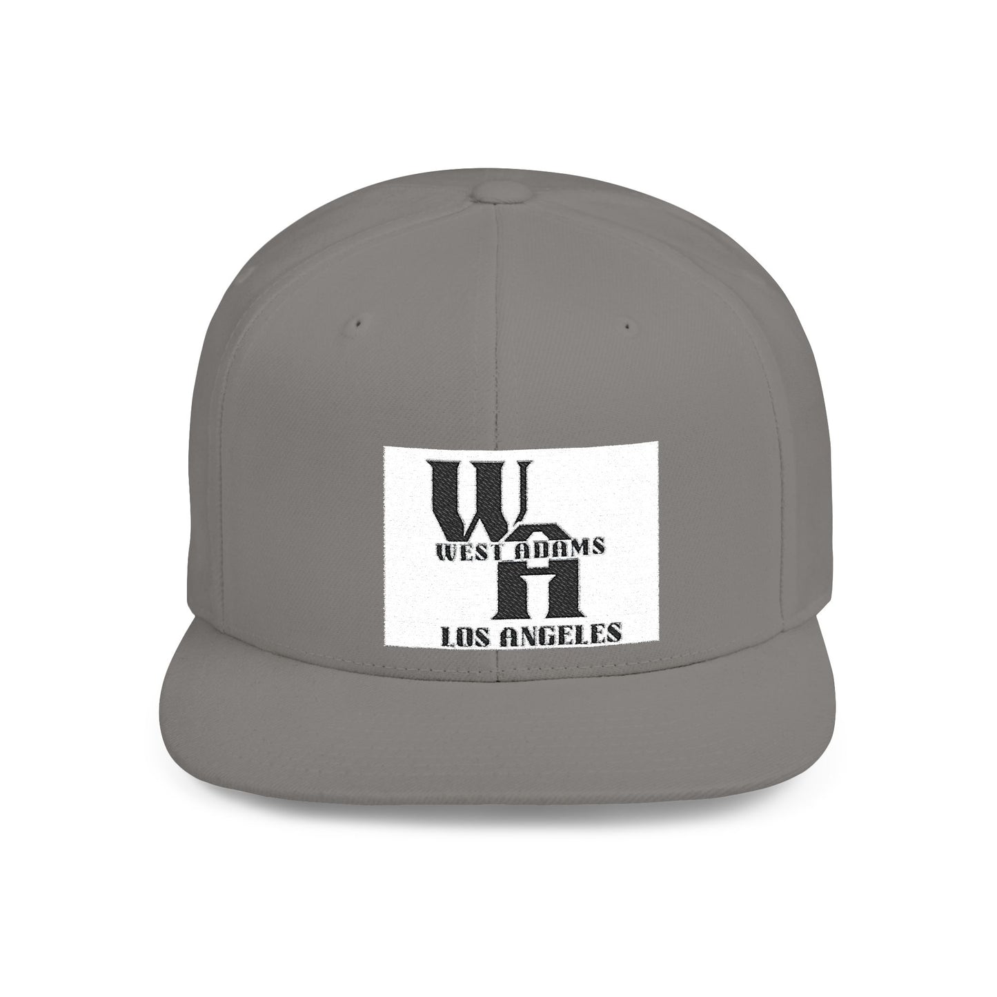 Stylish Flat Bill Snapback Hat, Casual Streetwear, Gift for Hipsters, LA Style Cap, Daily Wear, Trendy Men's Accessory