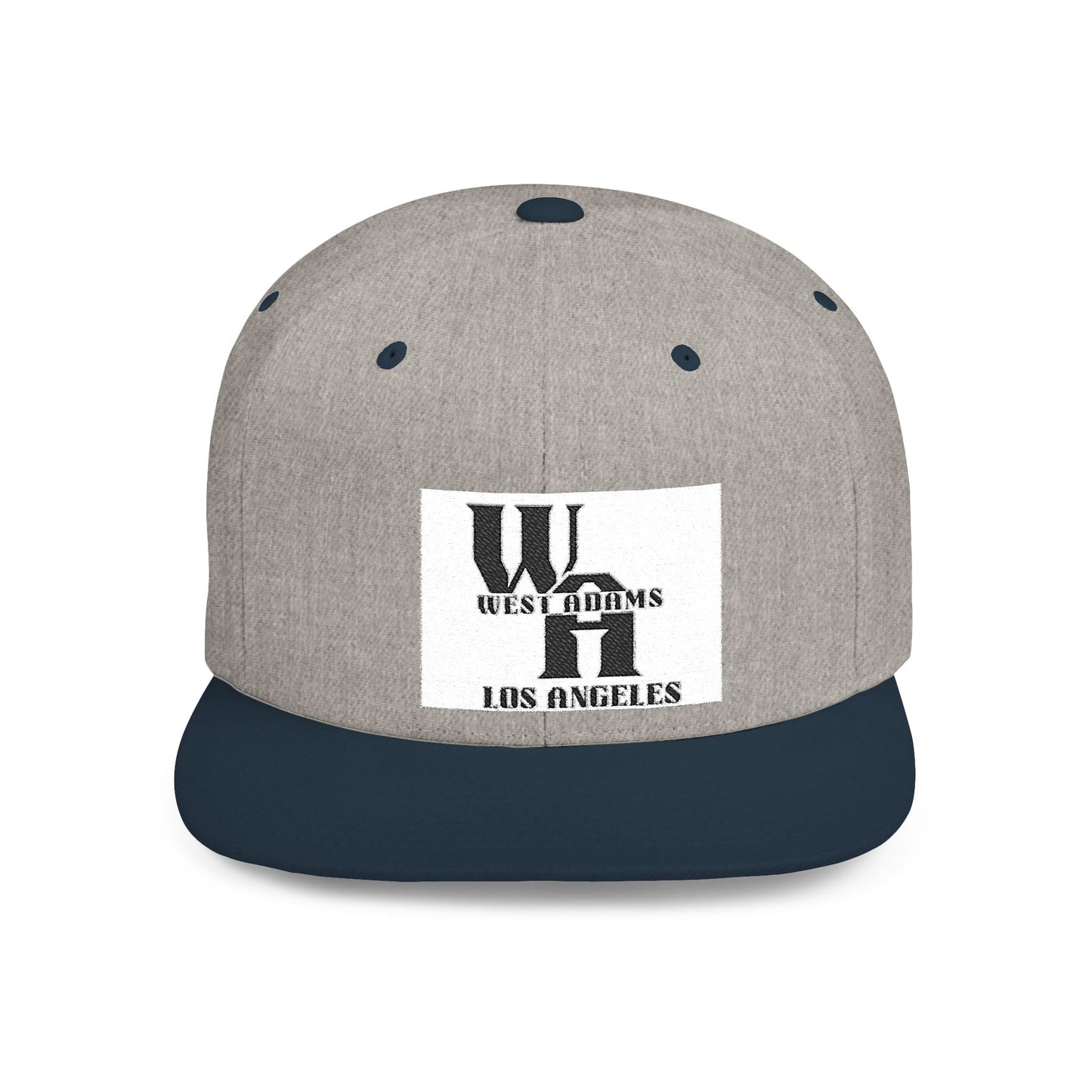 Stylish Flat Bill Snapback Hat, Casual Streetwear, Gift for Hipsters, LA Style Cap, Daily Wear, Trendy Men's Accessory