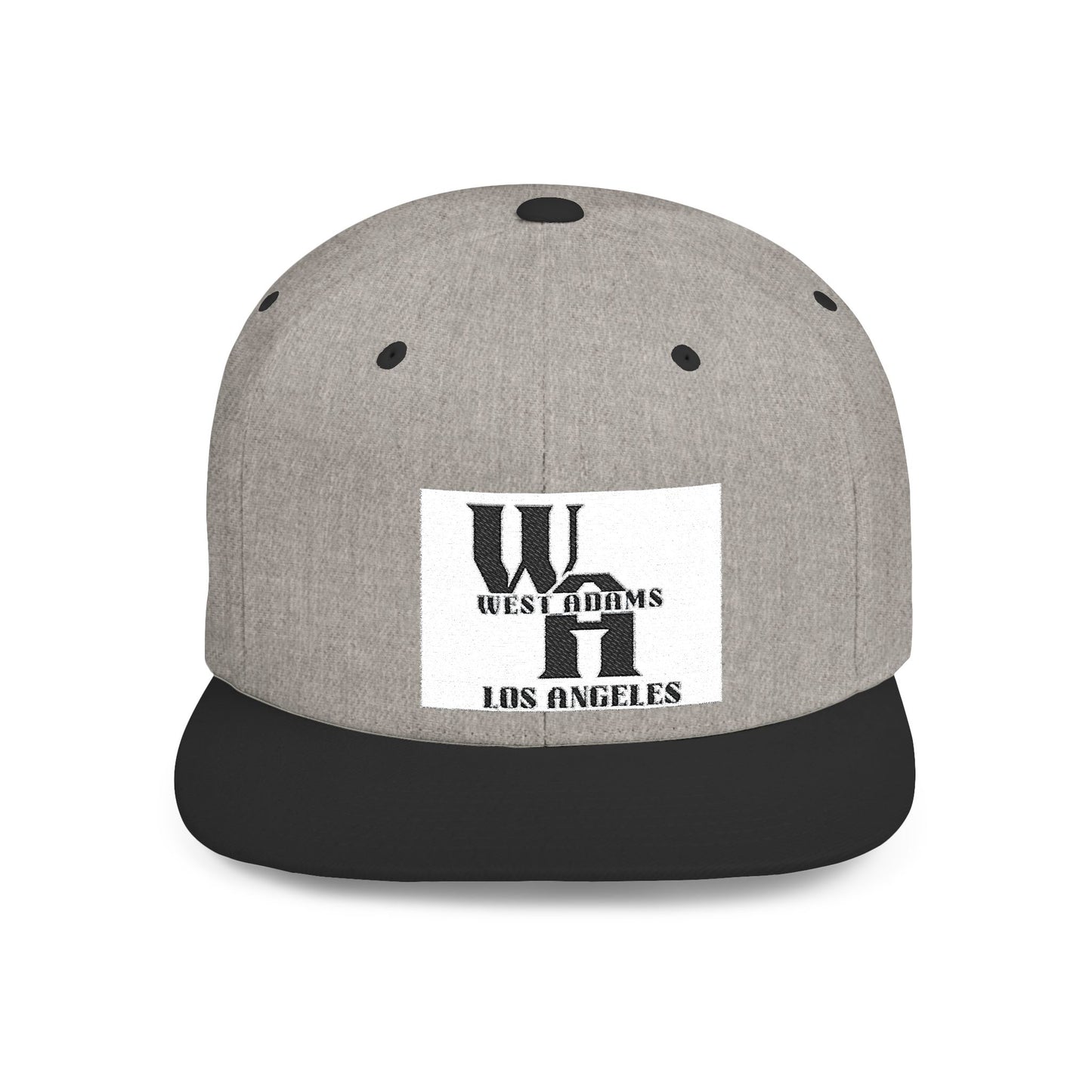 Stylish Flat Bill Snapback Hat, Casual Streetwear, Gift for Hipsters, LA Style Cap, Daily Wear, Trendy Men's Accessory