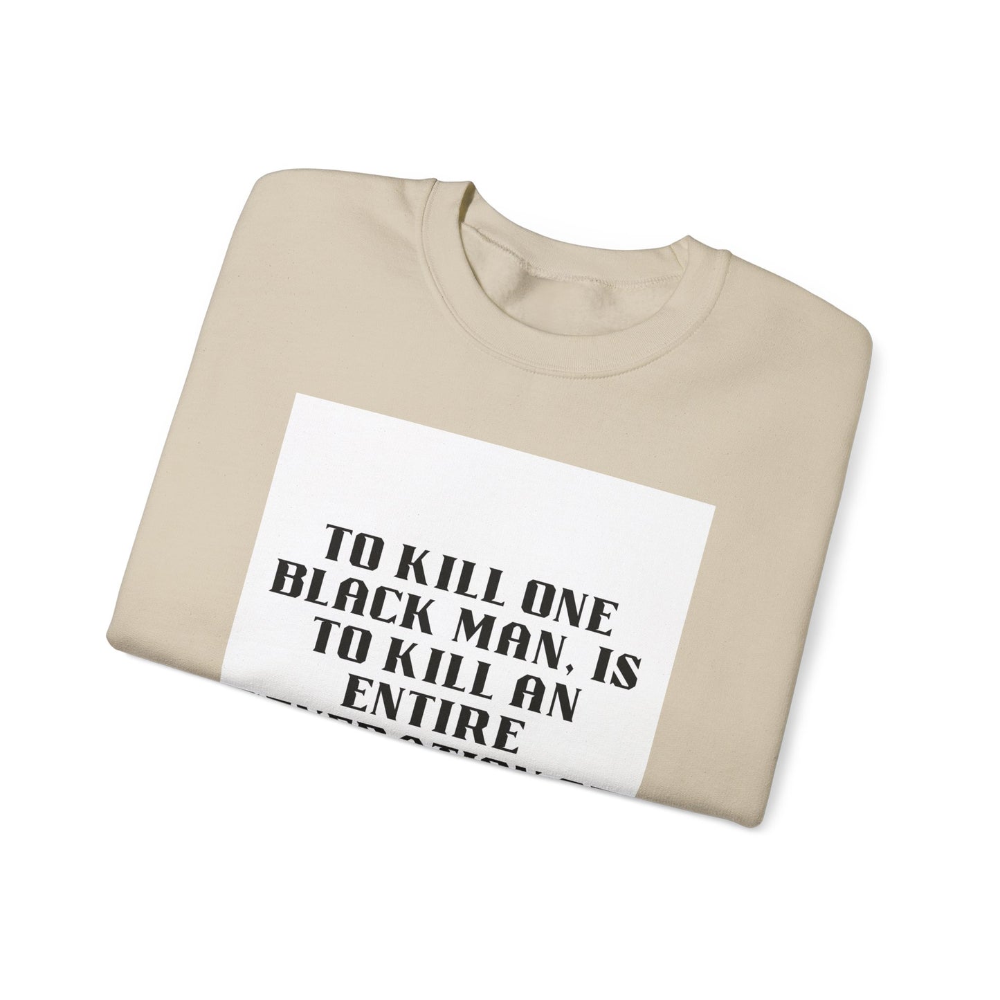 Empowering Message Crewneck Sweatshirt