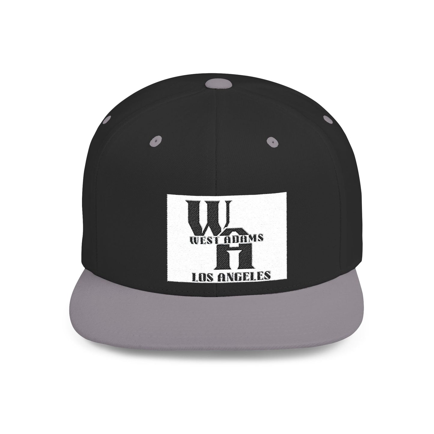 Stylish Flat Bill Snapback Hat, Casual Streetwear, Gift for Hipsters, LA Style Cap, Daily Wear, Trendy Men's Accessory