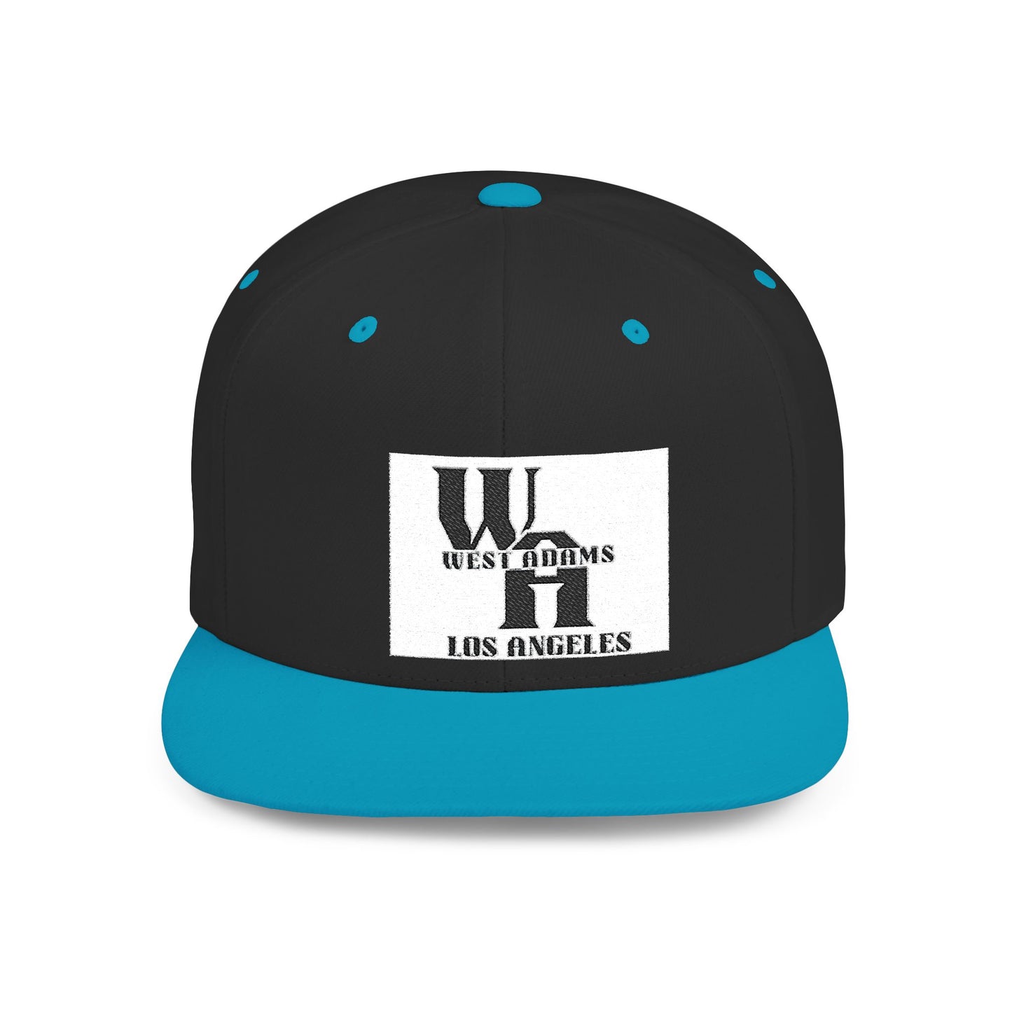 Stylish Flat Bill Snapback Hat, Casual Streetwear, Gift for Hipsters, LA Style Cap, Daily Wear, Trendy Men's Accessory