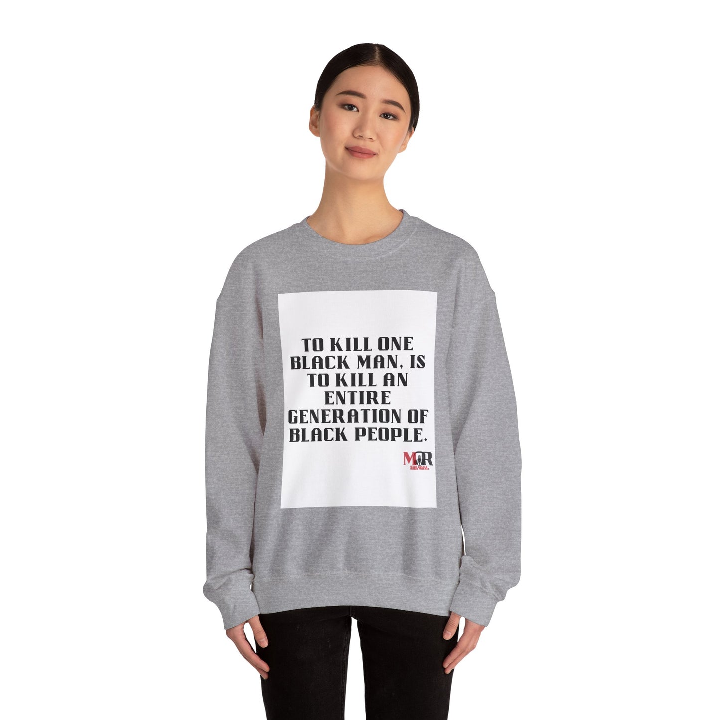 Empowering Message Crewneck Sweatshirt
