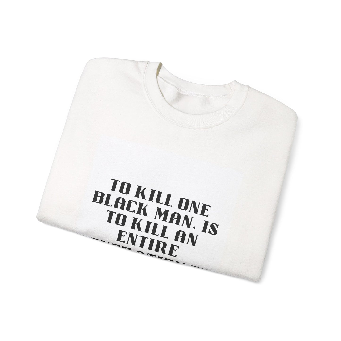 Empowering Message Crewneck Sweatshirt