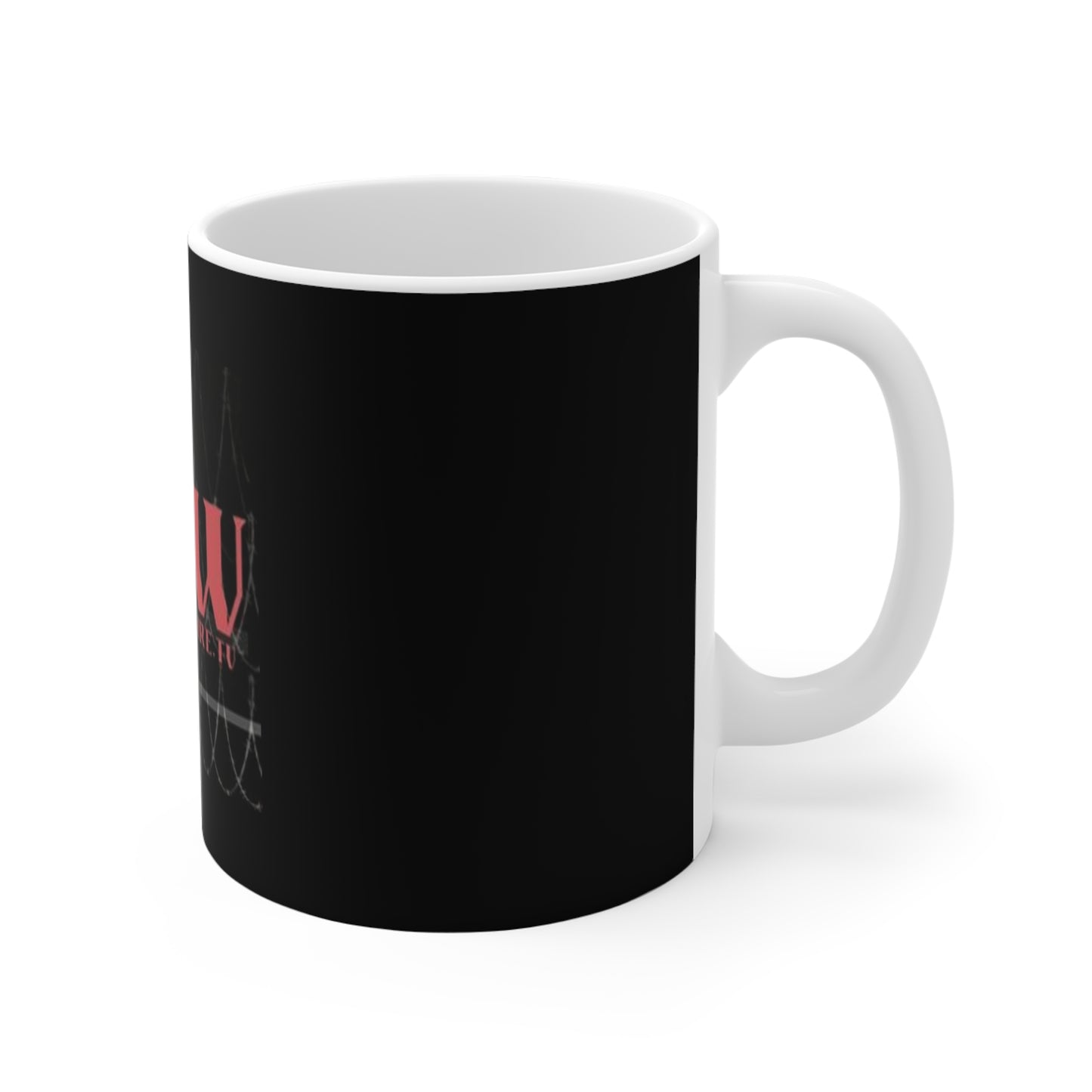 Stylish Radio-Themed Mug for Music Lovers, Perfect Gift for Podcasters, Unique Coffee Cup, Vintage Design, HAW Logo Mug