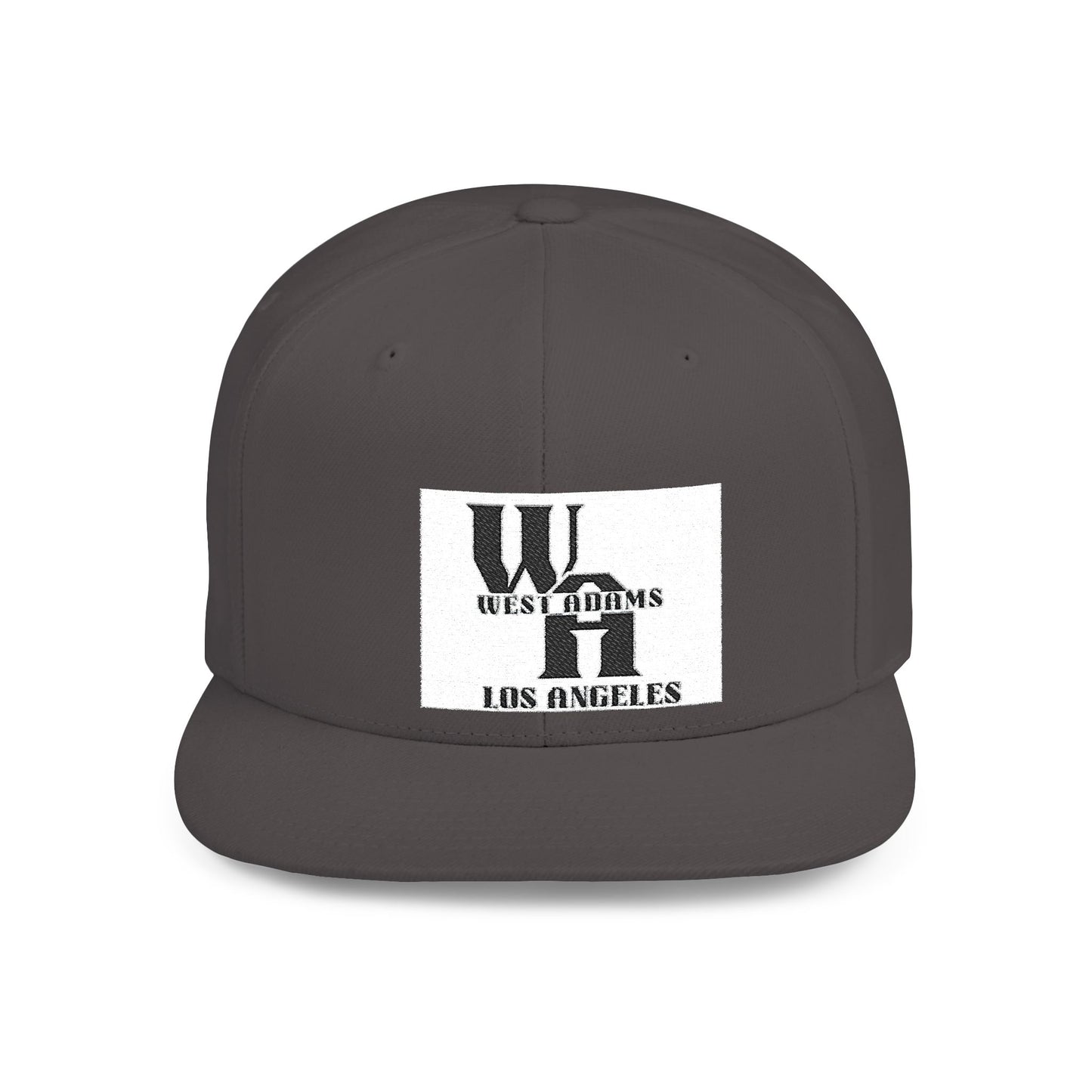 Stylish Flat Bill Snapback Hat, Casual Streetwear, Gift for Hipsters, LA Style Cap, Daily Wear, Trendy Men's Accessory