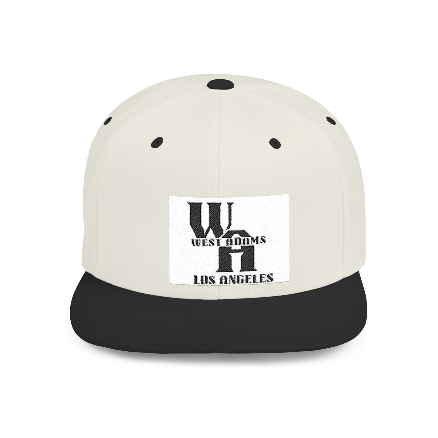 Stylish Flat Bill Snapback Hat, Casual Streetwear, Gift for Hipsters, LA Style Cap, Daily Wear, Trendy Men's Accessory