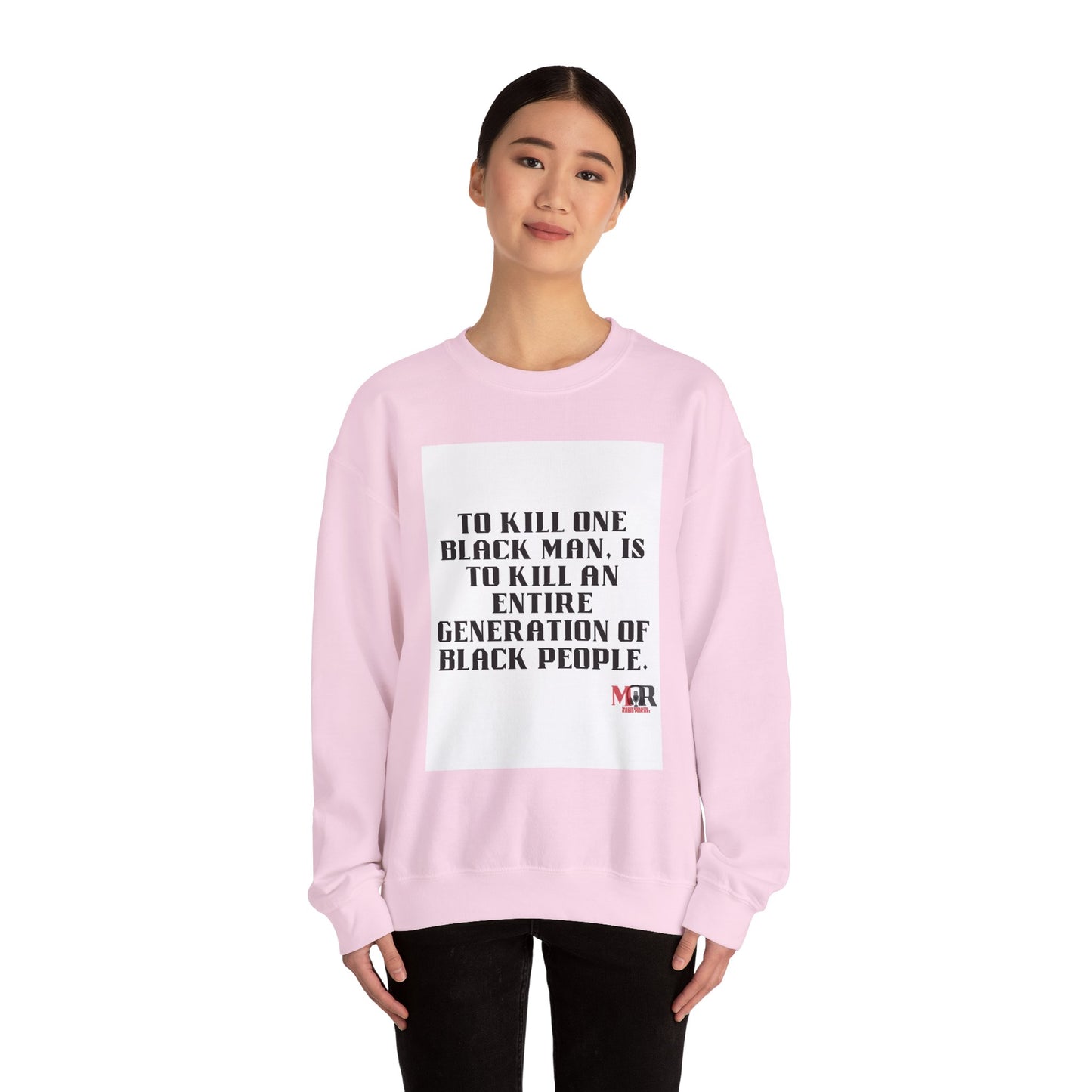 Empowering Message Crewneck Sweatshirt