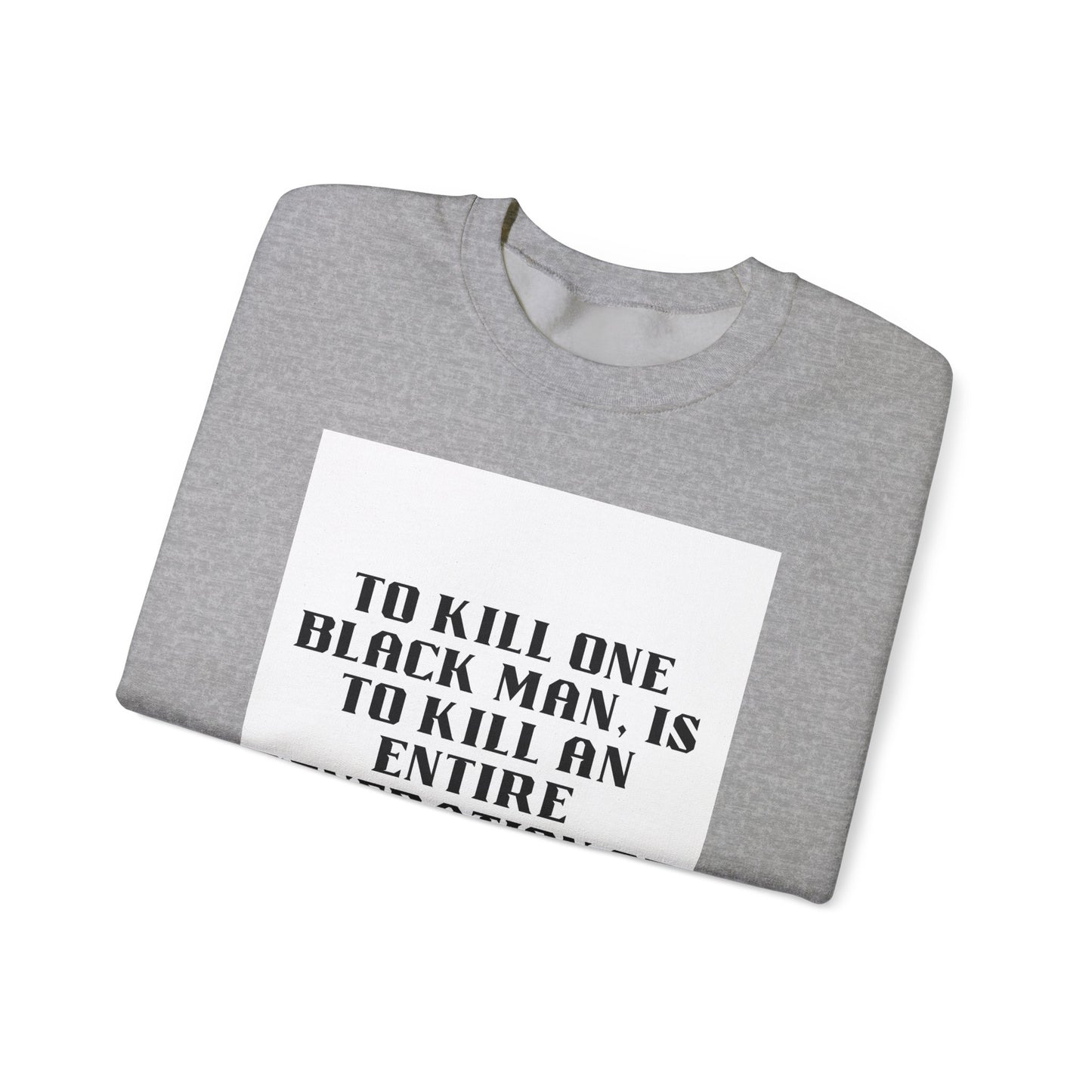 Empowering Message Crewneck Sweatshirt